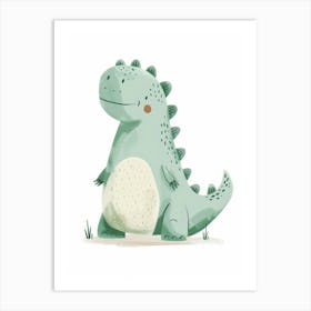 Cute Dinosaur 2 Art Print