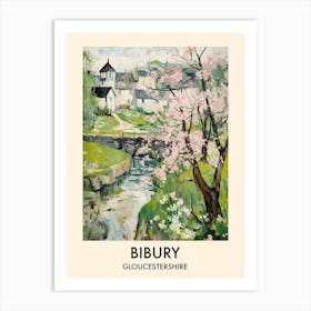 Bibury (Gloucestershire) Painting 3 Travel Poster Art Print