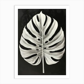 Monstera Leaf 8 Art Print