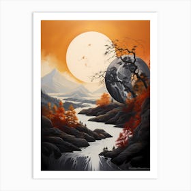 Asian Landscape 6 Art Print