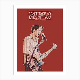 Can T Take My Eyes Off You Matthew Bellamy Muse Tribute Frankie Valli Art Print