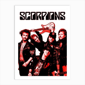 Scorpions band music 4 Art Print