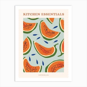 Watermelon Pattern Illustration Poster 5 Art Print