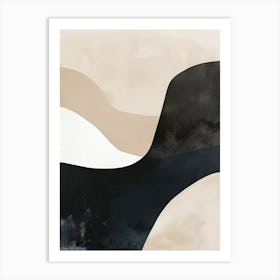 Flowing Tones Minimalist Style Art Print