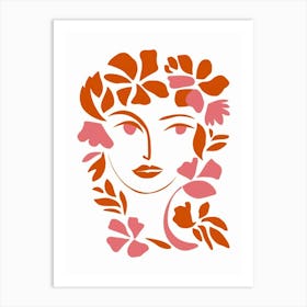 matisse Face Of A Woman Art Print