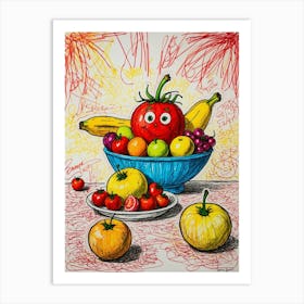 Fruit Bowl 2 Art Print
