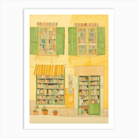 Palma De Mallorca The Book Nook Pastel Colours 2 Art Print