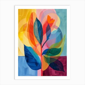 Abstract Of A Flower 1 Art Print