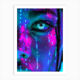 Neon Art Art Print