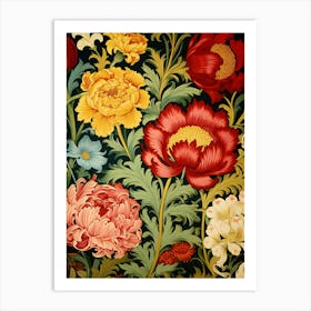 Floral Wallpaper 151 Art Print