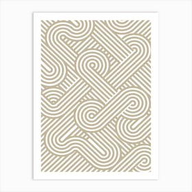 Abstract Geometric Pattern Art Print