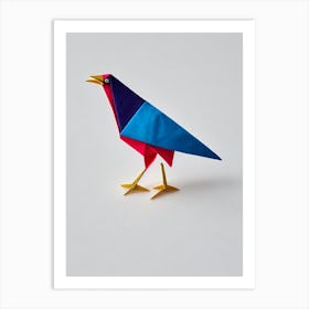 Turkey 3 Origami Bird Art Print