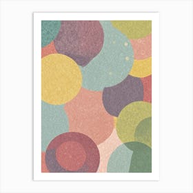 Candy Circles Art Print