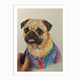 Pug!! 1 Art Print