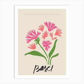 Basel Matisse Inspired Flower Art Print