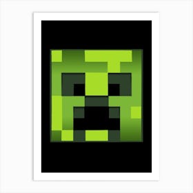 Minecraft Creeper Art Print