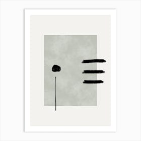 Minimalistic Sage Green Art Print