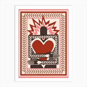 The Self Love - Red Art Print