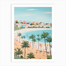 Bondi Beach, Sydney, Australia, Matisse And Rousseau Style 3 Art Print
