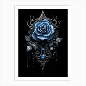 Gothic Rose 1 Art Print