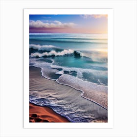 Sunset At The Beach 11 Art Print