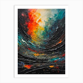 Abstract Painting Vibrant colors 1 Art Print