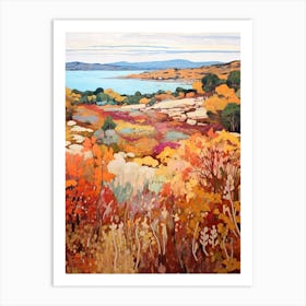 Autumn National Park Painting Arcipelago Di La Maddalena National Park 1 Art Print