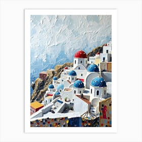 Oia Village Art Print