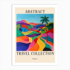 Abstract Travel Collection Poster Malaysia 1 Art Print