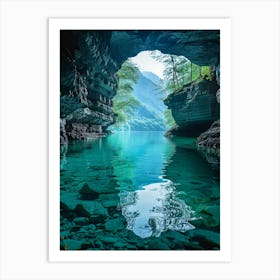 Caves In China 1 Art Print