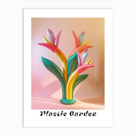 Dreamy Inflatable Flowers Poster Heliconia Art Print