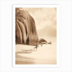 Bohemian Art Of Anse Source D Argent, Seychelles 1 Art Print