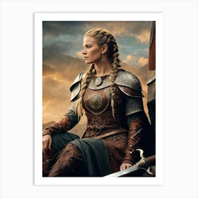 Viking Woman Art Print