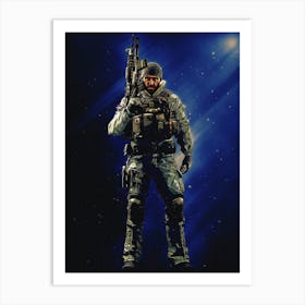 Light Of Heroes ― Buck Operator From Rainbow Six Siege Game Art Print