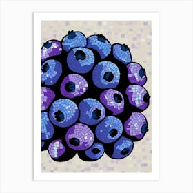 Blueberries 1 Art Print