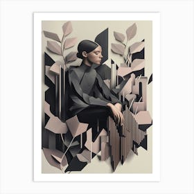 Paper Cut Art Art Print