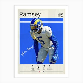 Jalen Ramsey Art Print