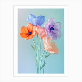 Dreamy Inflatable Flowers Anemone 2 Art Print