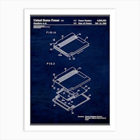 Nes Video Game Cartridge 1989 Art Print