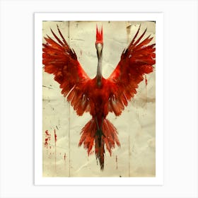 Red Cockatoo Art Print