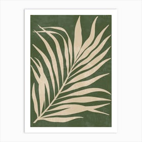 Palm Leaf Canvas Art Art Print