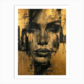 'Golden City' Art Print