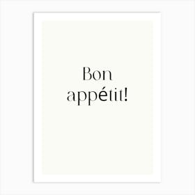 Bon Appétit Art Print