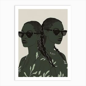 Beyonce And Kylie Art Print