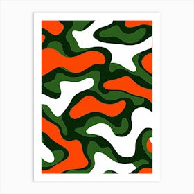 Camouflage Pattern 3 Art Print