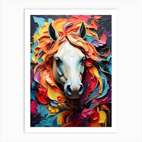 Horse Head Painting 1 Art Print