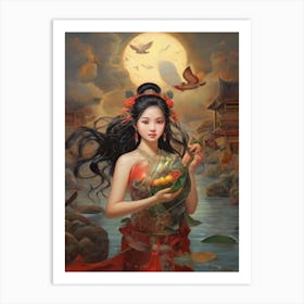 Chinese Girl 12 Art Print