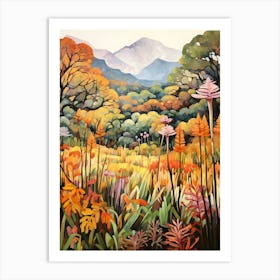 Autumn Gardens Painting Kirstenbosch National Botanical Garden 2 Art Print