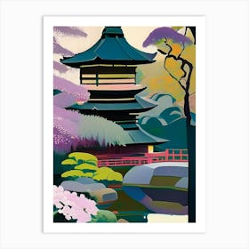 Ginkaku Ji Temple,  Japan Abstract Still Life Art Print