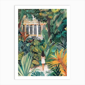 In The Garden Palace Of Fontainebleau Gardens France 1 Art Print